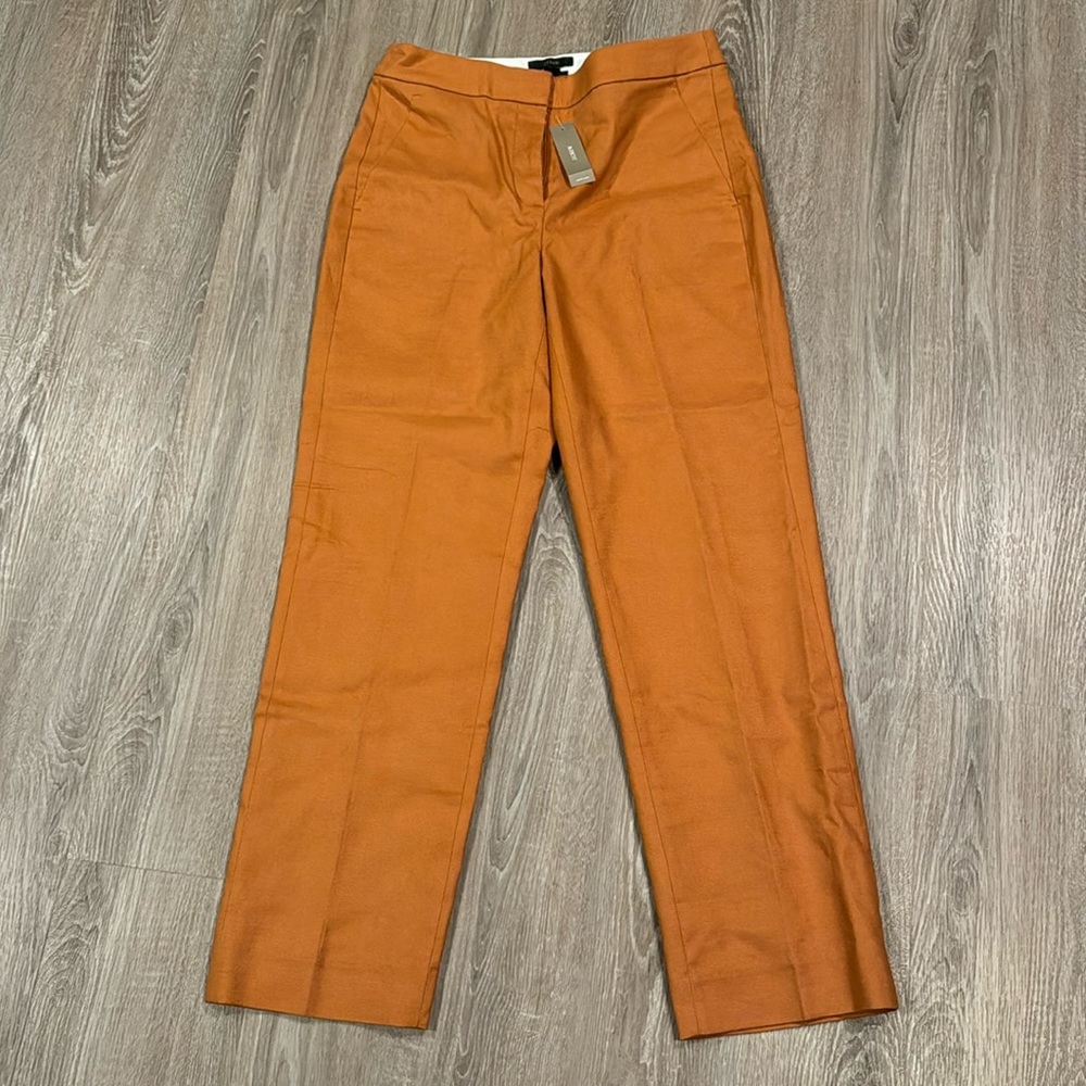 Kate straight-leg pant in stretch linen blend Pale Clay Size 2